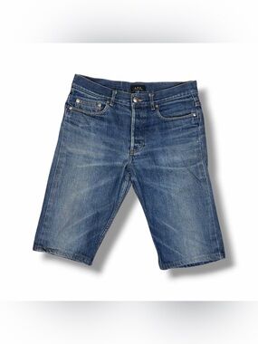 APC Jean Shorts Petit New Standard Blue Selvedge Red Line Japanese Denim 30